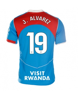 Billige Fotballdrakt Atletico Madrid Julian Alvarez #19 Replika Tredjedrakt Dame 2025-26 Kortermet Billige Fotballdrakt Atletico Madrid Julian Alvarez #19 Replika Tredjedrakt Dame 2025-26 Kortermet